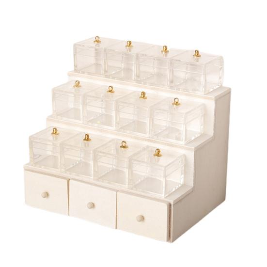 

1 комплект 1:12 полок для демонстрации кукольного домика, миниатюрные полки для демонстрации еды и конфет в супермаркете, аксессуары для кукольного дома Sets