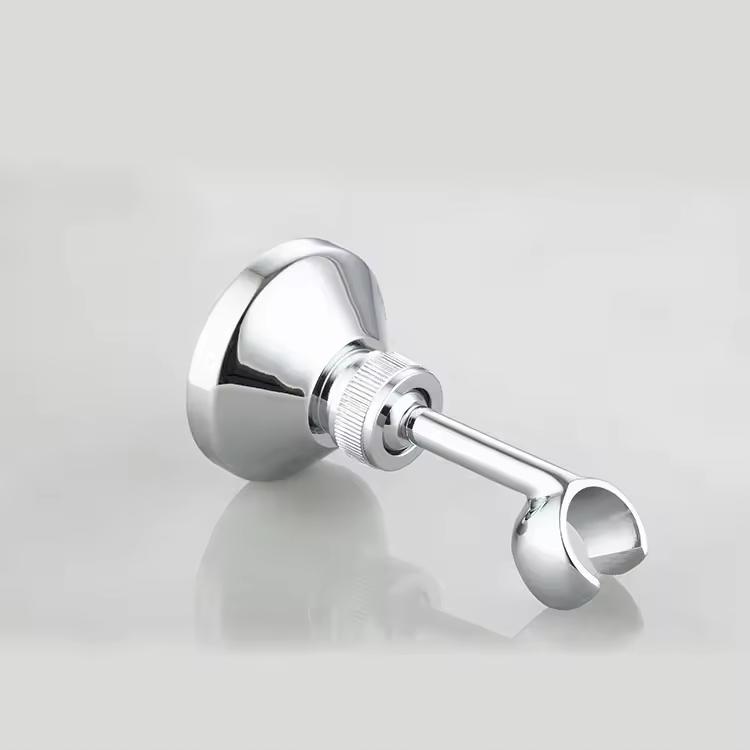 Adjustable Metal Shower Head Wall Bracket, Chrome