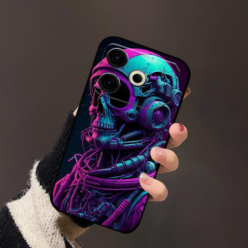 For Tecno Pova 6 Neo Case TPU Luxury Black Silicone Soft Phone Cases for Tecno Pova 6 Neo Portector Soft Cover Pova6 Neo Capa