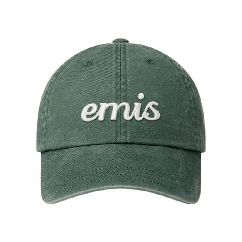 

EMIS VINTAGE PIGMENT BALL CAP-GREEN GREEN