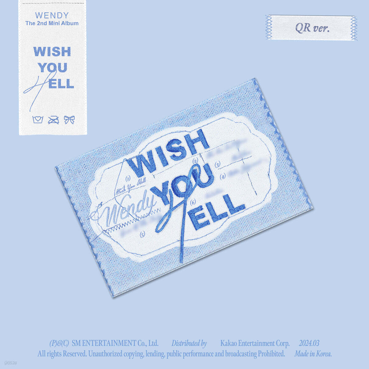 

WENDY - 2nd Mini Album: Wish You Hell [QR Ver.] (Smart Album)