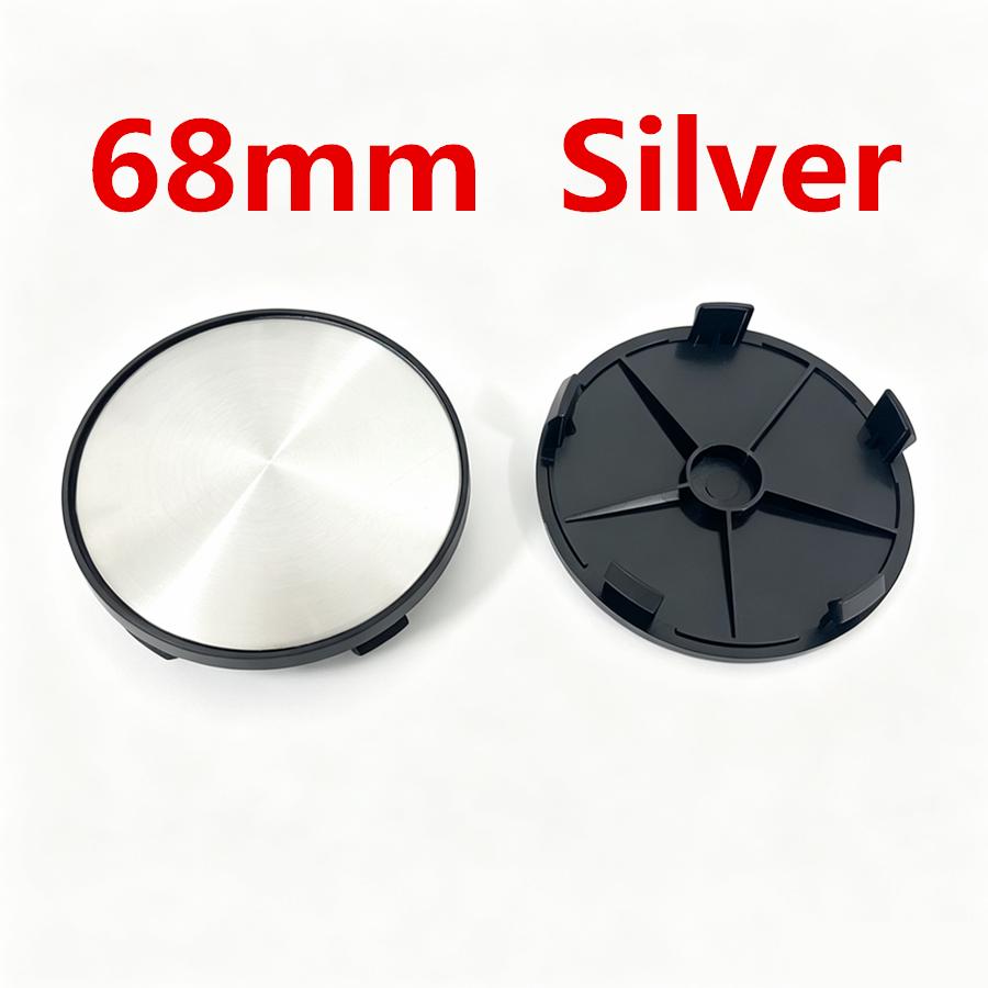 4 Pcs 50 56 60 65 68 MM Car Wheel Center Hub Cover Caps Accessories For Decoration Chevrolet No Logo Badge Rim Dustproof Hubcap
