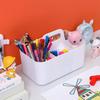 Pen Holder Storage Box Large Capacity Desktop Stationary with Handle Watercolor Marker Caddies Art Supply Storage Holder