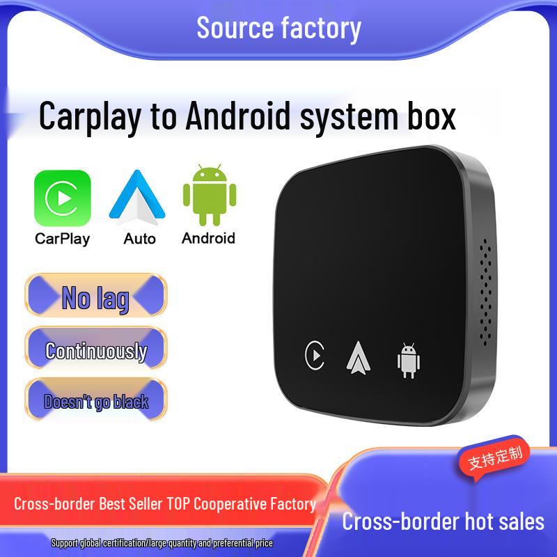 2-in-1 Wireless CarPlay & Android Auto Adapter: Wired to Wireless Conversion for Car Systems
