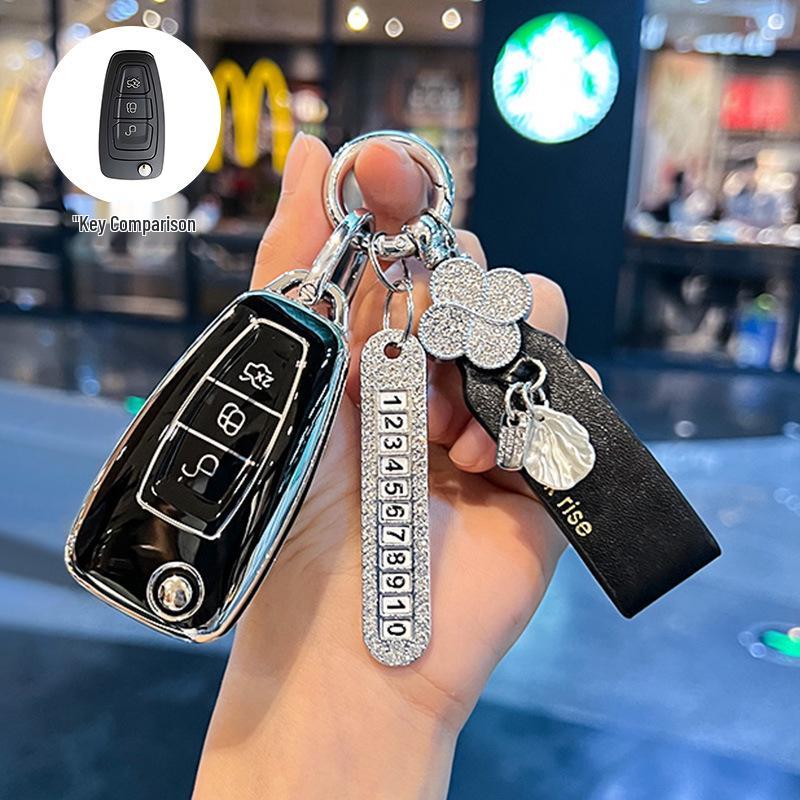 High-Grade Protective Key Shell for Ford Focus, Escort, and Kuga - Unisex