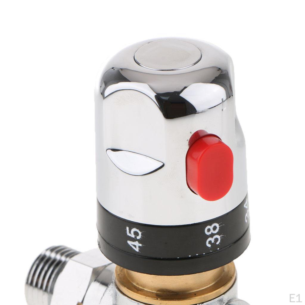 Robinet termostatic de amestec solar cu 3 căi Mixer de control al încălzitorului de apă #2 DN15