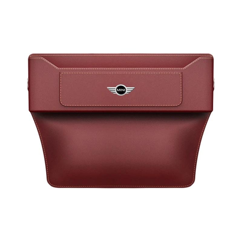 Car Seat Gap Pocket Storage Box Phone Holder Accessories For MINI Cooper JCW Countryman Clubman Cabrio Paceman Coupe Roadster