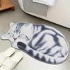 Cute Cat Fur Carpet Home Decoration, Soft And Dirt-Resistant, Bathroom Non-Slip Floor Mat , Kitchen Quick-Drying Rug