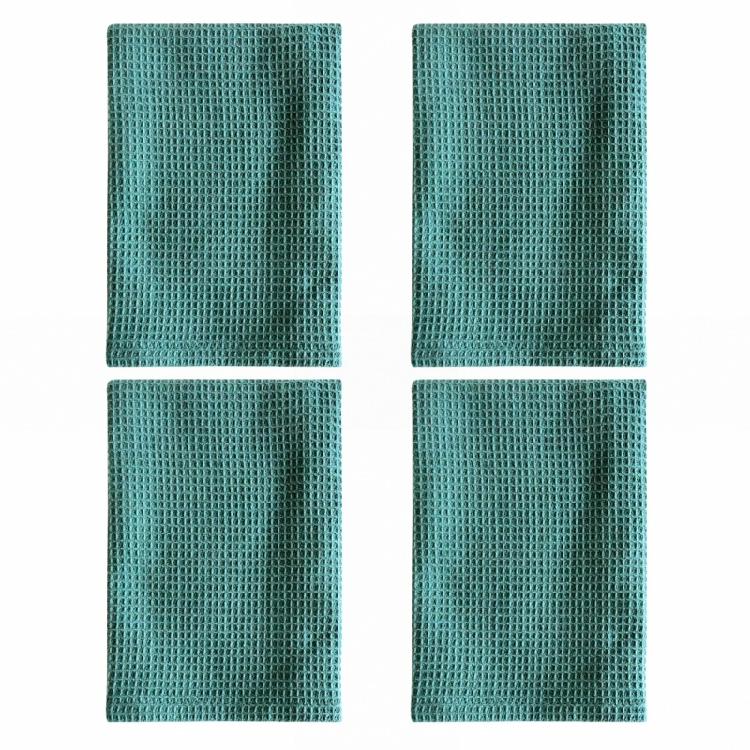 4PCS Assorted Dish Rags Fast Drying Dishcloth Absorbent Towel Comfortable Cloth