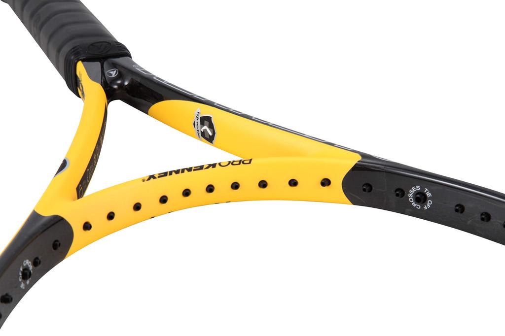 PROKENNEX Black Ace 315 Tennisracket L2, Unisex, Vuxen, Svart, Gul, Kol,