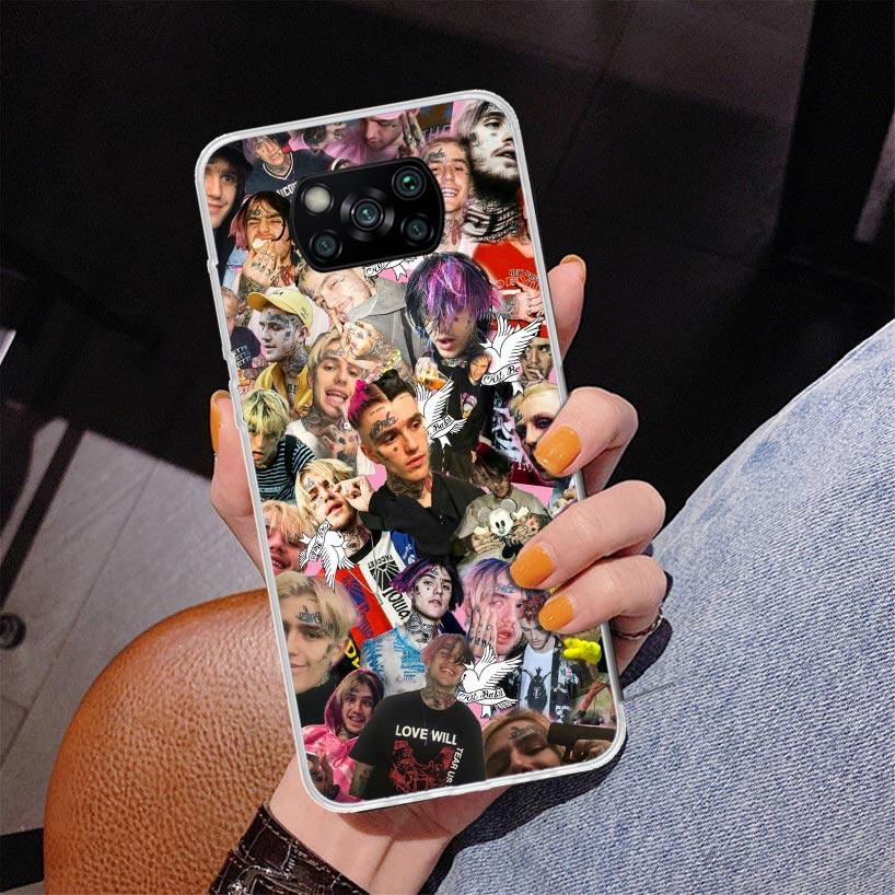 Lil Peep Singer Phnoe Case for Xiaomi Poco X5 X6 X7 Pro X4 Gt F7 Ultra M8 M7 Redmi 15C 15 13C 13 12C 12 Unique Cover Coque Poco