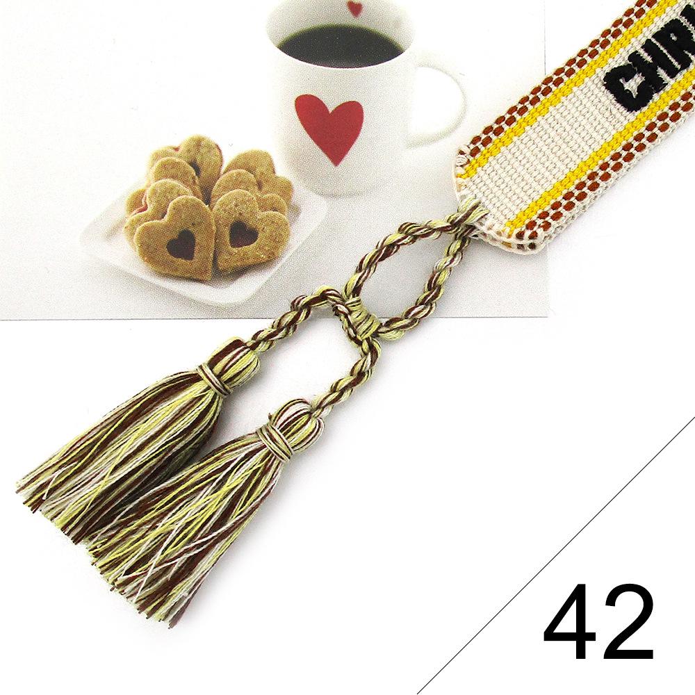 Custom Bohemian Embroidered Bracelet with Tassel and Woven Rope - Handmade Jewelry for Couples and Women