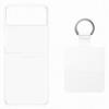 Custodia per Samsung Galaxy Z Flip 4 Clear Cover Anello Trasparente