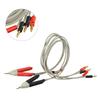 Gold Plated Connector LCR Meter Test Cable Terminal Kelvin Clip Wires Provides Optimal Contact and Conductivity