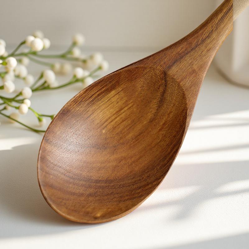 Acacia Wood Salad & Serving Spoon Set