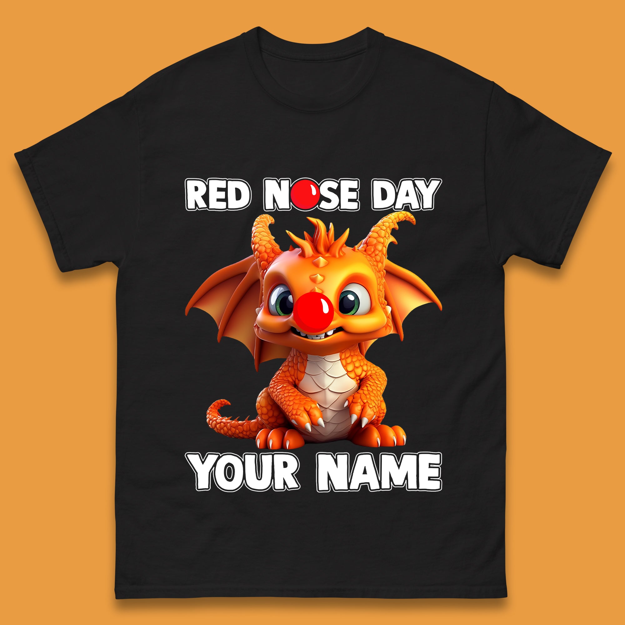 

Red Nose Day Dragon Mens T-Shirt S