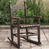 VidaXL Children's Rocking Chair Brown Solid Poplar Wood, Rocking Armchair, Outdoor Rocking Chair, Chair At 4008880