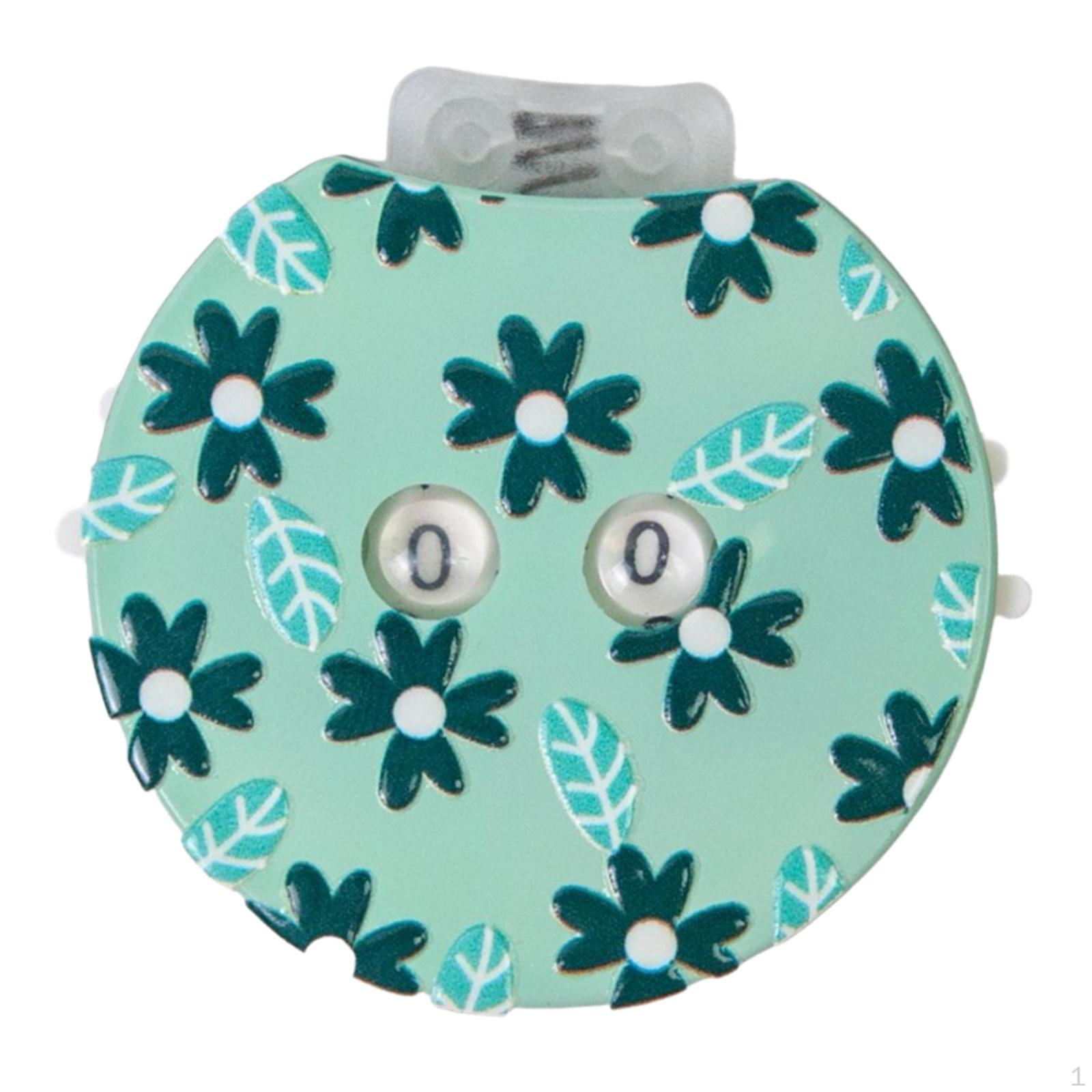 

Счетчик рядов для вязания крючком DIY Изготовление Инструменты для вязания Портативный для подсчета рядов свитера зелёный