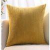 Large Cushion Cover Supersoft Corduroy Pillow Case Striped Decorative Pillow Cover For Bed Couch Sofa Spring Home Decor
