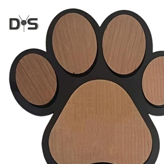 Katzenpfotenmuster Haken Starke Tragfähigkeit Stanzfreies Design Wandmontierter Aufhänger Zuhause Büro Funktioneller Organizer