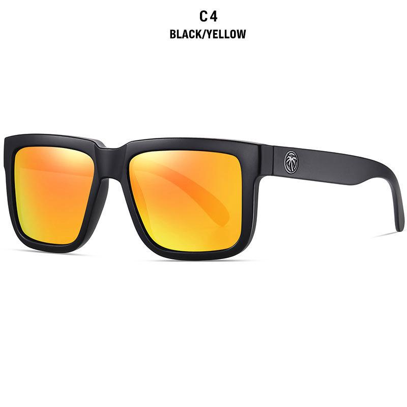 Colorful Polarized Square Men's and Women's Real Film Outdoor Sports Sunglasses