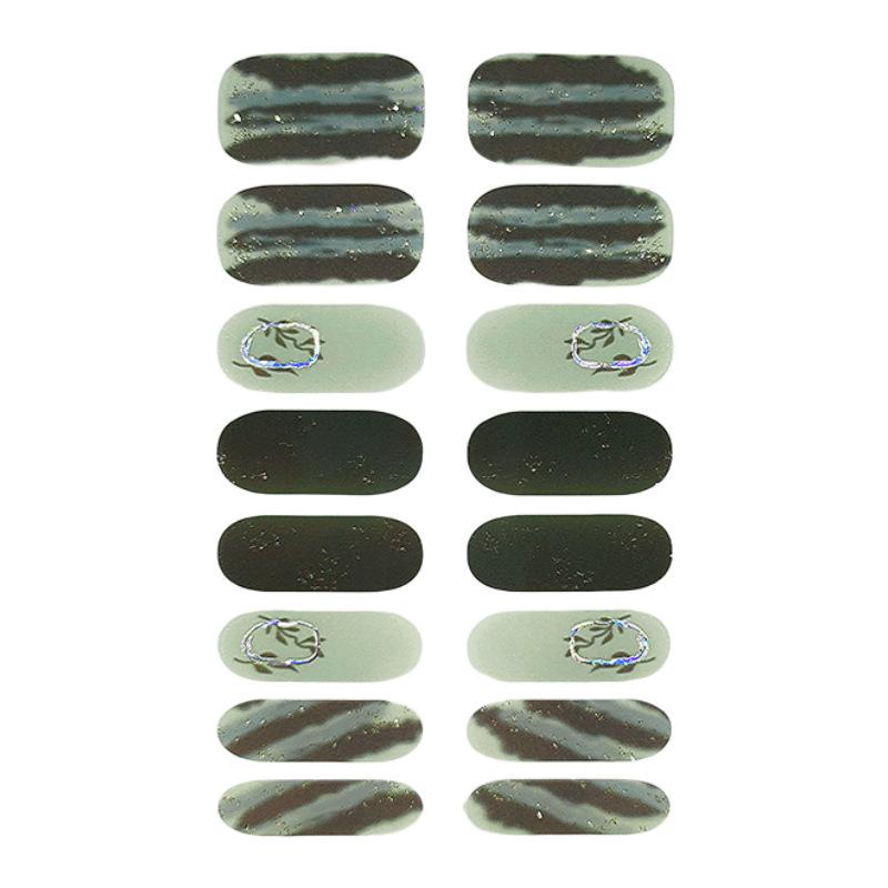 Nail16 Refers To Stereoscopic White Ultra Thin Non-trace Gel Nail Oil Film Popular Color Temperament Sweet Cool Wind Nail Art Sticker