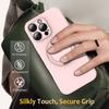 For iPhone 16 Pro Case Compatible with MagSafe Rotating Metal Kickstand PC + Silicone Phone Cover