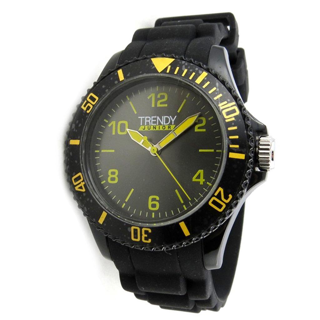 Les Trésors De Lily [N2394] - Children's Watch 'Trendy' Black Yellow