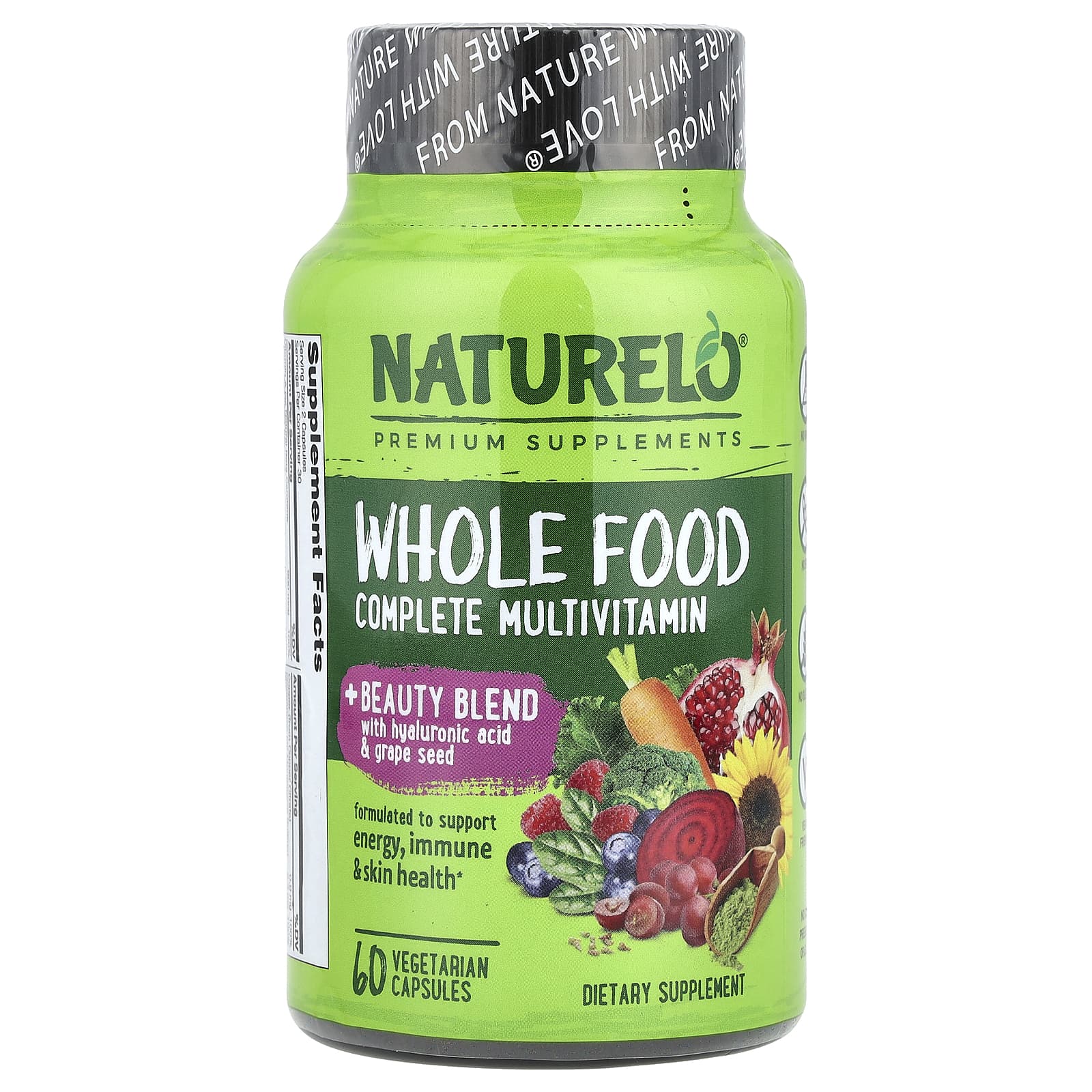 

Natural Food Complete Multivitamin + Beauty Blend, 60 Veggie Capsules