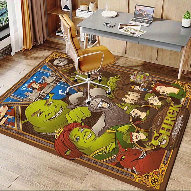 Shrek Donkey,Princess Office Carpet Soft Polyester Entrance Carpet Washable Non-slip Machine Washable Indoor Carpet Living Room Bedroom Dini