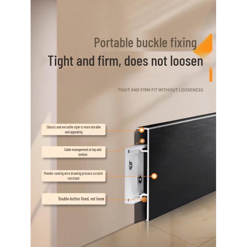 Aluminum Alloy Skirting Board Kit
