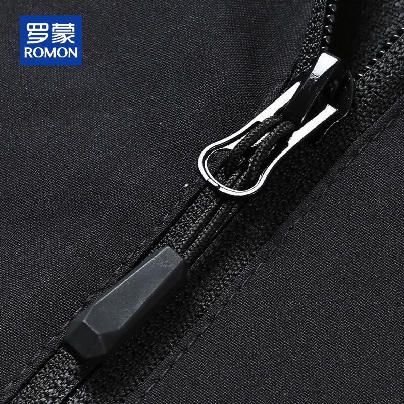 ROMON Men's Hooded Windproof Casual Jacket