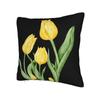 Yellow Tulip Bicycle And Hello Sunshine Pillow Case  Soft Pillow Cover Funny Pillowcases For Sofa Home Decor