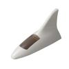 Shark Fin Decorative Car Roof Sticker with Solar-Powered Waterproof Warning Light