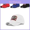 Unisex Embroidered Duck Tongue Baseball Cap With Wide Brim For Sun Protection