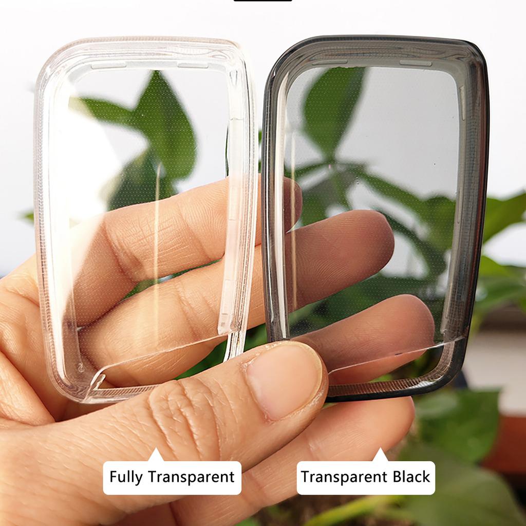 For Vw Passat B8 Arteon Atlas Cross Sport Jetta Transparent And Transparent Car Key Fob Cover Pack Accessories