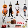Ghost Halloween Hanging Pendant Black Cat Halloween Decoration Halloween Doll Pendant  Wall Hanging