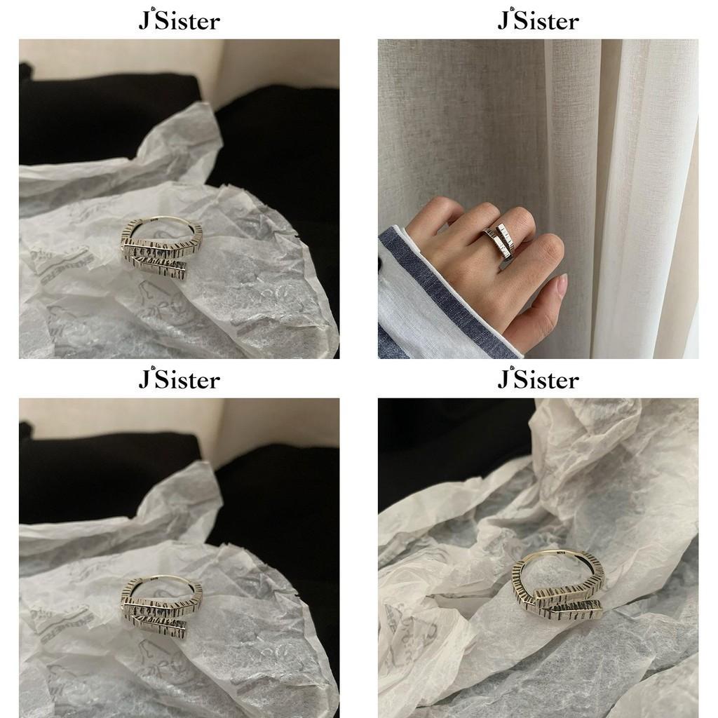Style Fashionable Ins S925 Silver Ring For Women With Geometric Design For Everyday Wear