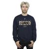 DC Comics Mens Shazam Fury Of The Gods Vandalised Logo Sweatshirt