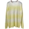Autumn New Arrival Gradient Dyed round Neck Loose Long Sleeves Idle Style Knitting Sweater Mohair Lightweight Pullover Multicolor Women's Clothing