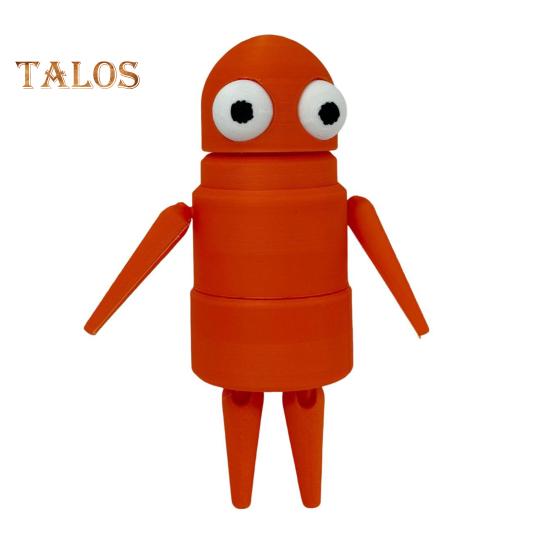 Desk Buddy Robot Ornament Collectible Robot Figurine Articulated Robot Buddy Gift for Video Game Fans Desk Decoration