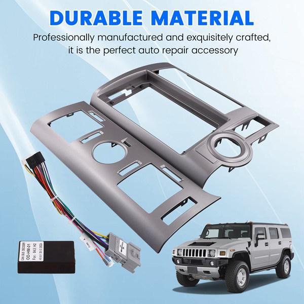 Silver ABS Front Trim Adapter for 2008 Hummer H2