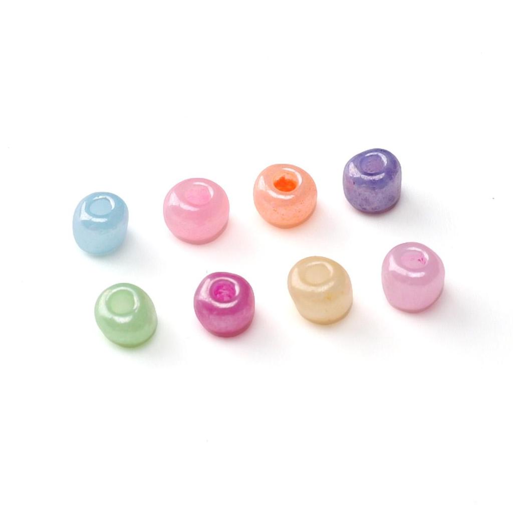 180Pcs Glass Seed Beads Cream Color Charm For Jewelry Making Accessories DIY Bracelet Necklace