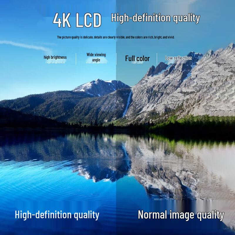 HUSHIDA 50-inch 4K Advertising Display CN Plug (adapter Included)