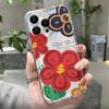 INS Oil Painting Flower Phone Cases For iPhone 11 Case iPhone 13 12 15 14 Pro Max XS X XR 7 8 Plus SE 2020 Soft Silicone Cover