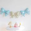 Bow Balloons Quick Inflate Balloon for Birthday Party Decorations Elegant Wedding Bridal Bachelorette Gender Reveal Photo Backdrop Foil Balloons