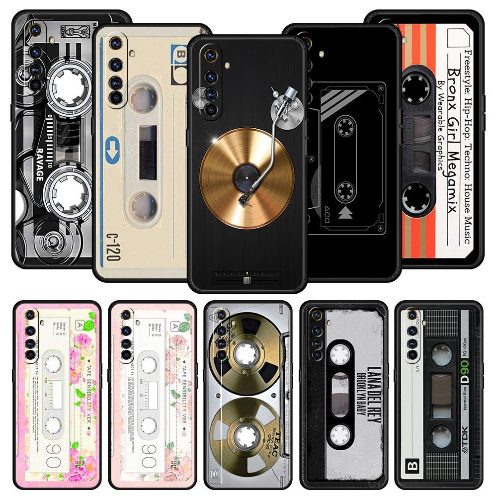 Retro Vintage Old Cassette Tape Phone Case For Realme 12 11 10 9 8 5G 7 6 GT5 GT3 GT2 Pro C21 C11 C25 C35 GT Neo 2 3 3T 5 Cover
