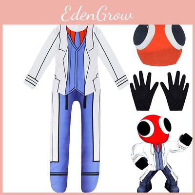 Breathable Roblox Rainbow Friends Ant Man Kid Halloween Jumpsuit Mask Cosplay Costume