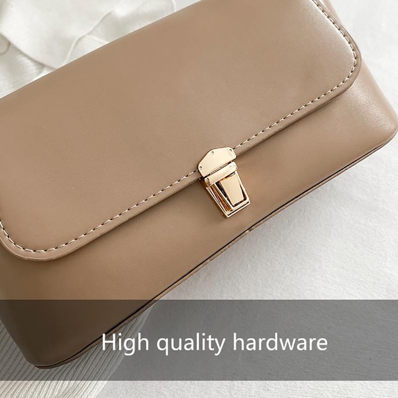 Women Retro Tote Bag Trendy Vintage Underarm Bag Portable Casual PU Leather Solid Color Simple Handle Handbags Shoulder Bag