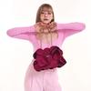 Suin Flower Chain Bag - Burgundy